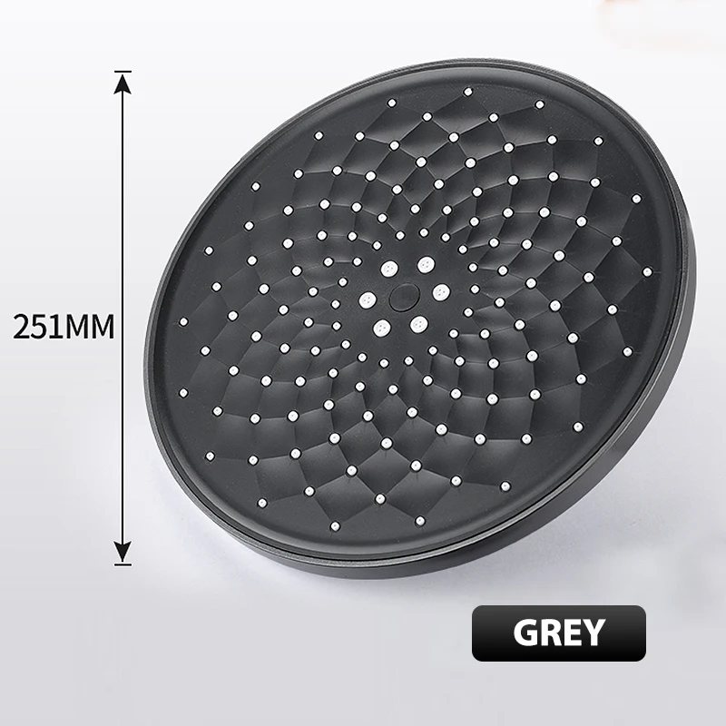 10inch Big Panel Rainfall Shower Head,Water Saving,High Pressure Shower Head,Top Rain Shower Faucet Bathroom Accessories