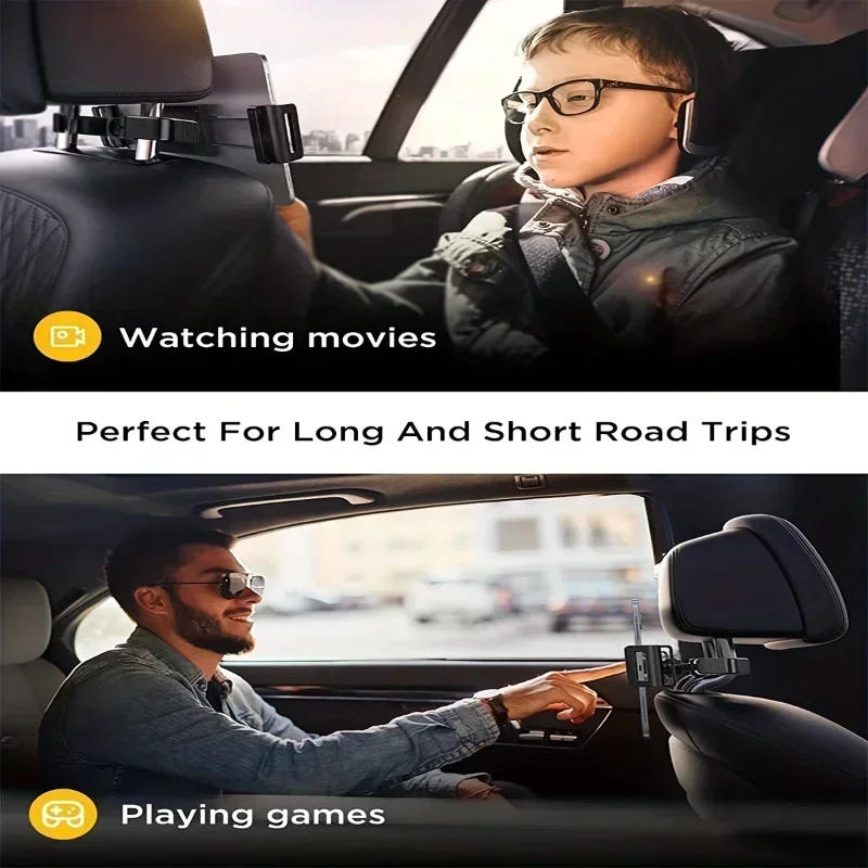 Auto Tablet Halter Rücksitz Kopfstütze Halterung Für IPad Air Pro 4-13 Zoll 360-Grad-Rotation Hinten Kissen Telefon klemme Ständer Universal – Detail 9
