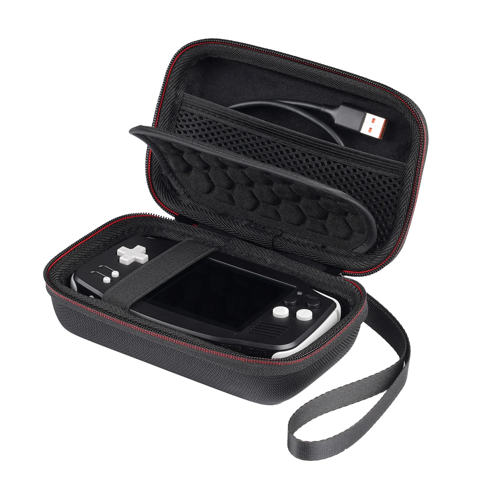 保護収納袋エレクトロニクスガジェットケーブルポーチゲームボーイカラー/ゲームボーイアドバンス/GBA/GBC/ANBERNIC RG34XX