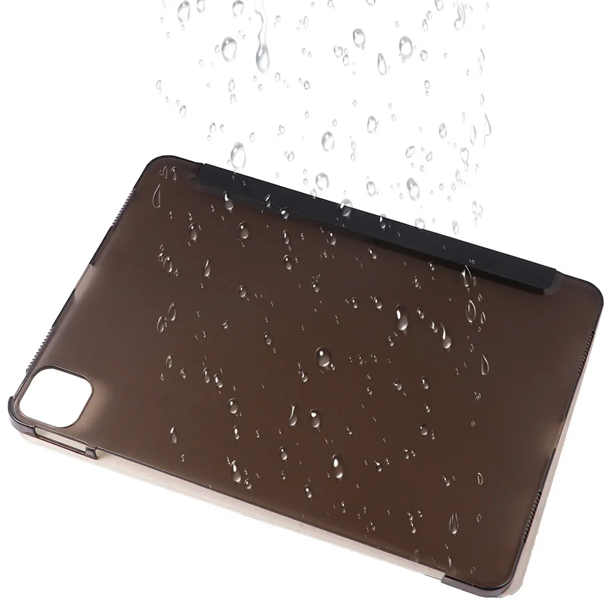 

Slim Tri-Fold Tablet Case Compatible with Pro 11 2020 11 Inch Full Protection Cover PU Exterior Microfiber Interior