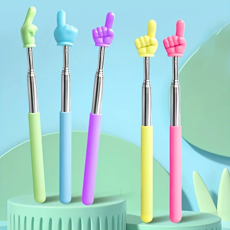 1 قطعة مؤشر المعلم من الفولاذ المقاوم للصدأ قابل للسحب مؤشر الفصول الدراسية تلسكوبي صغير-مثالية لعروض الفصول الدراسية #1