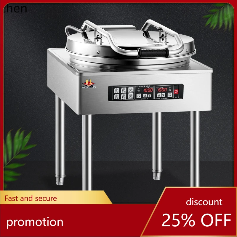 HXL شواية كهربائية عمودية على الوجهين تحكم مستقل في درجة الحرارة لوحة ألومنيوم كبيرة صانع فطيرة كهربائية #1