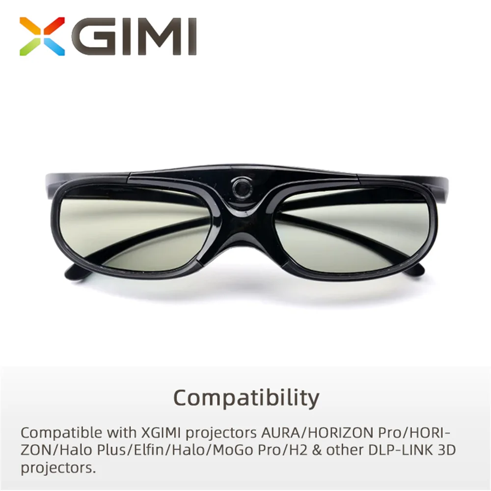 XGIMI Active Shutter 3D Glasses Virtual Reality Glass for XGIMI H6/HORIZON Pro Projectors for Epson Projector Changhong M4000