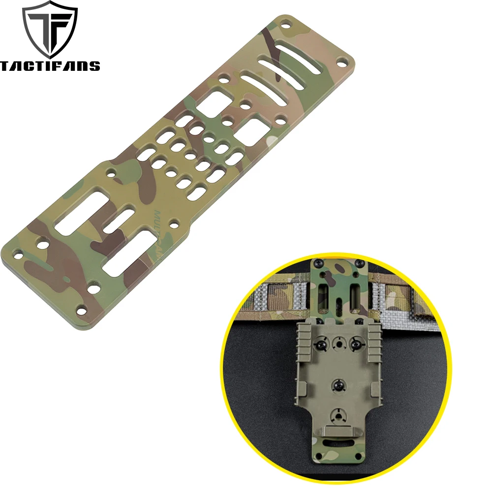 Adaptador de funda Modular IPSC táctico MHA Milspec, aleación de aluminio, correa de Battel de paseo medio, sistema de bloqueo rápido, plataforma de caza