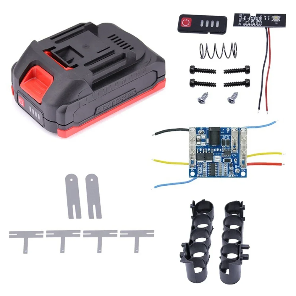 1set Battery Shell Li-ion Battery Case PCB Charging Protection Circuit Board For-Makita Lithium Battery Power Tool Accessiries