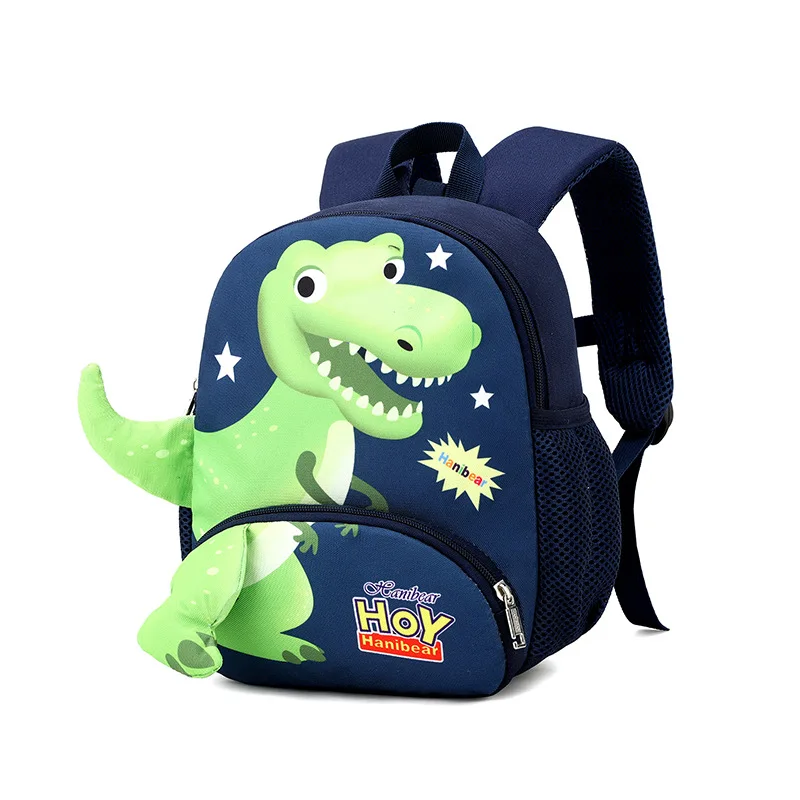 New Marvel Disney Children'S Schoolbags For Boys And Girls, Animal Dinosaurs, Spider-Man Anti-Loss Backpacks, Snack Backpacks