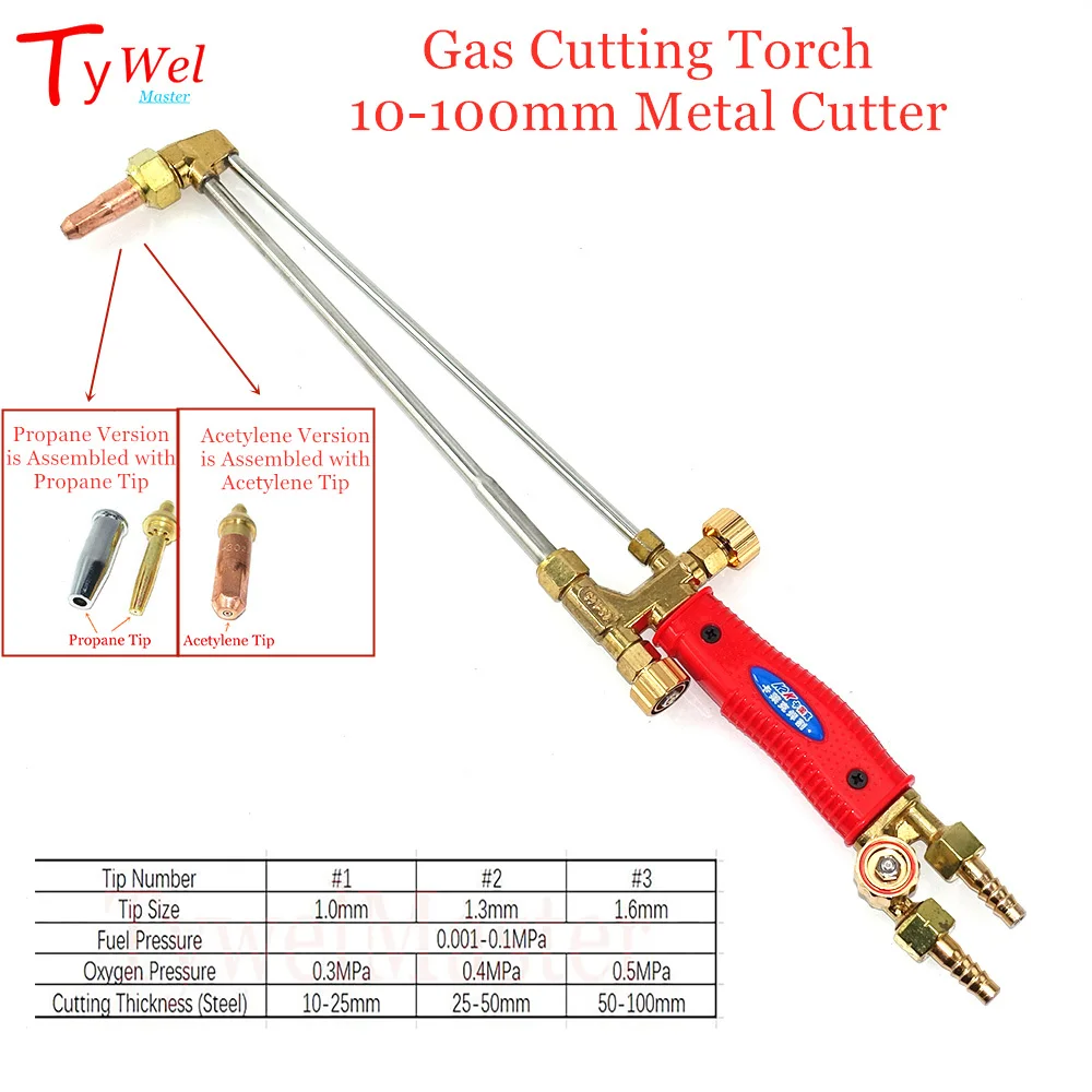 tocha de corte a gas cortador de metal oxigenio propano acetileno liquefeito gas natural g0130 pistola de corte 10100 mm 01