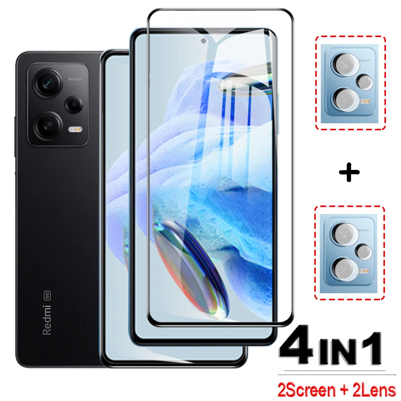 xiaomi redmi note 12s Tempered Glass untuk Redmi Note 12 10s 10 11s 11 pro screen protector Xiaomi Redmi Note 8T Pelindung Layar Kamera Glass Redmi Note 8T pro Glass redmi note 12 pro plus 5g