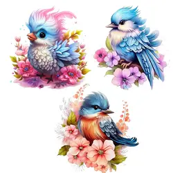 M431 Beautiful Bird Animal Wall Sticker Bathroom Toilet Living Room Cabinet Refrigerator Home Decoration Decals