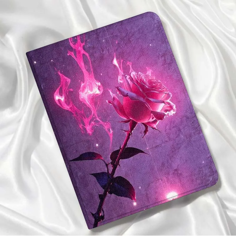 حافظة كمبيوتر لوحي Black Rose مشهورة لهاتف Huawei MediaPad 3 12 Air SE M6 M5 Lite Pro 10.4 10.8 11 11.5 12.6 13.2 بوصة 5G #6