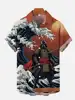 Printed Hawaiian Short Sleeve Shirt with Exotic Vibes