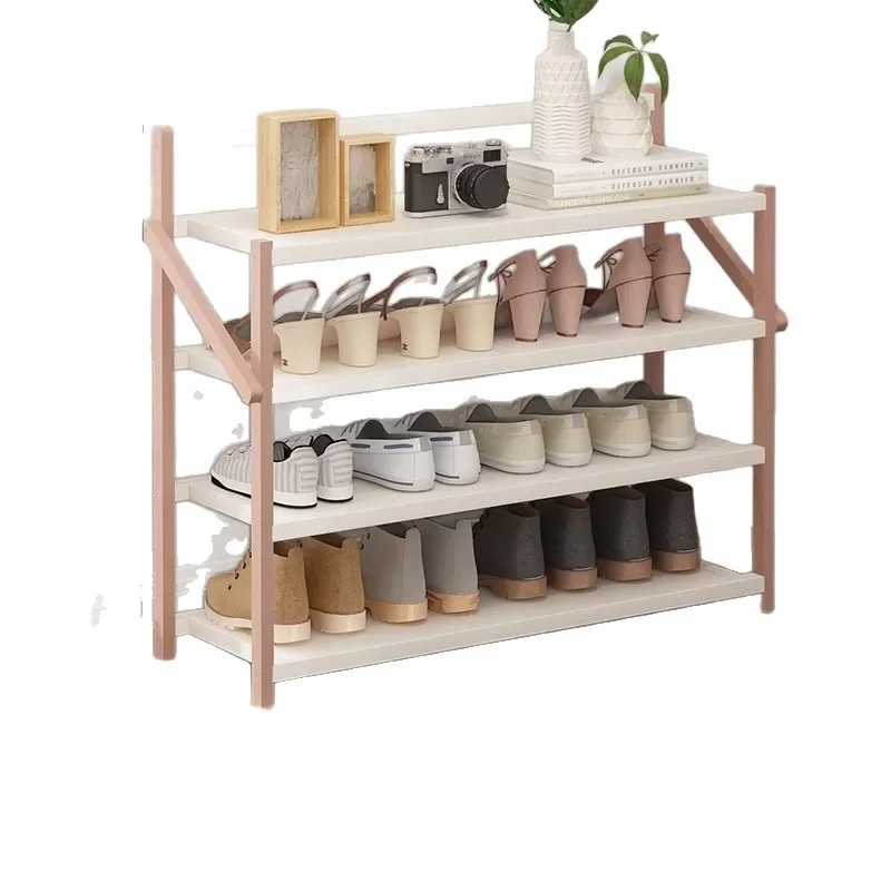 

Folding shoe rack household simple entrance multi-layer dormitory small narrow indoor installation-free shoe cabinet storage