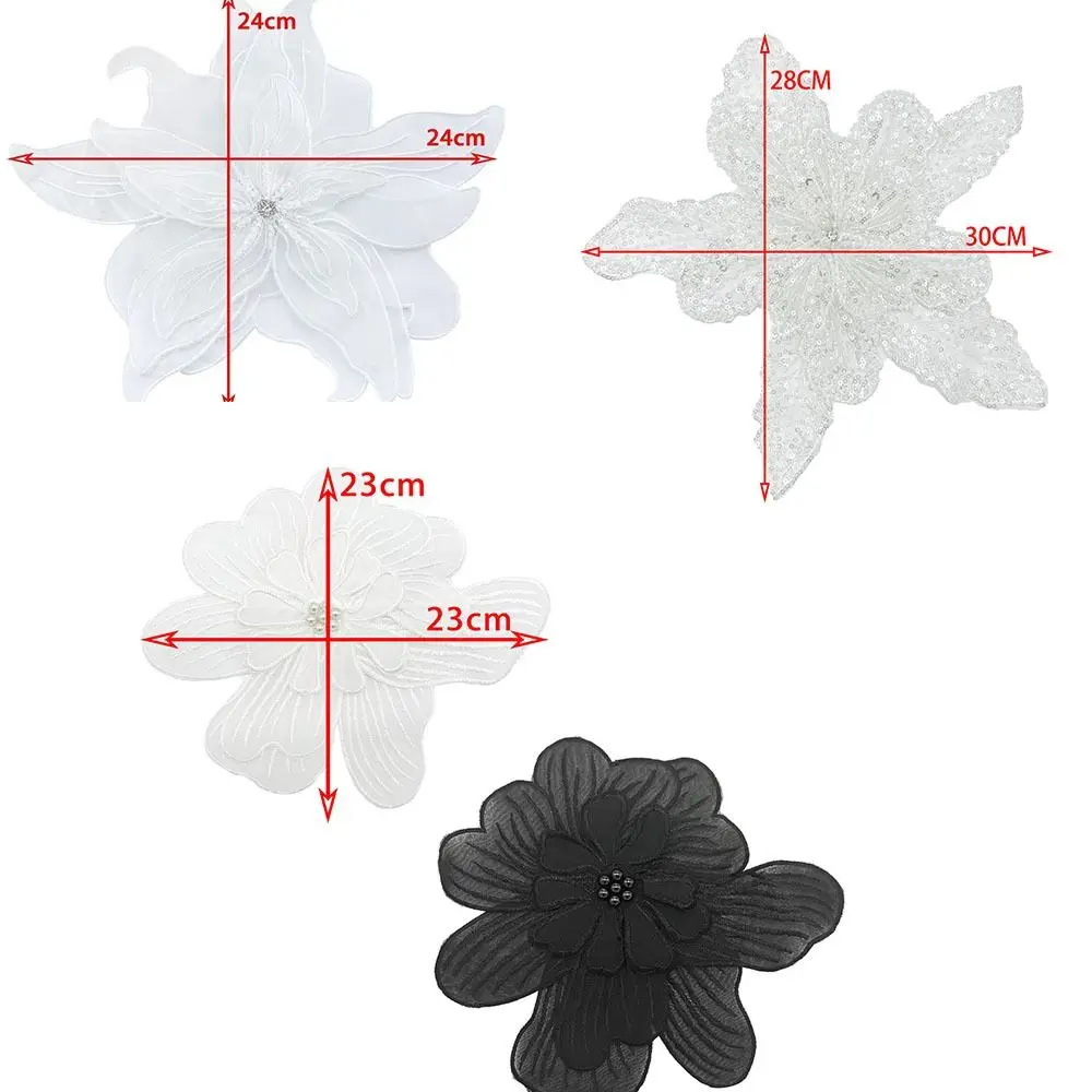 Women\'s Clothing Pin Brooch Accessories Multilayer Children\'s Clothing Clothing Accessories Three-dimensional Flower Embroidery