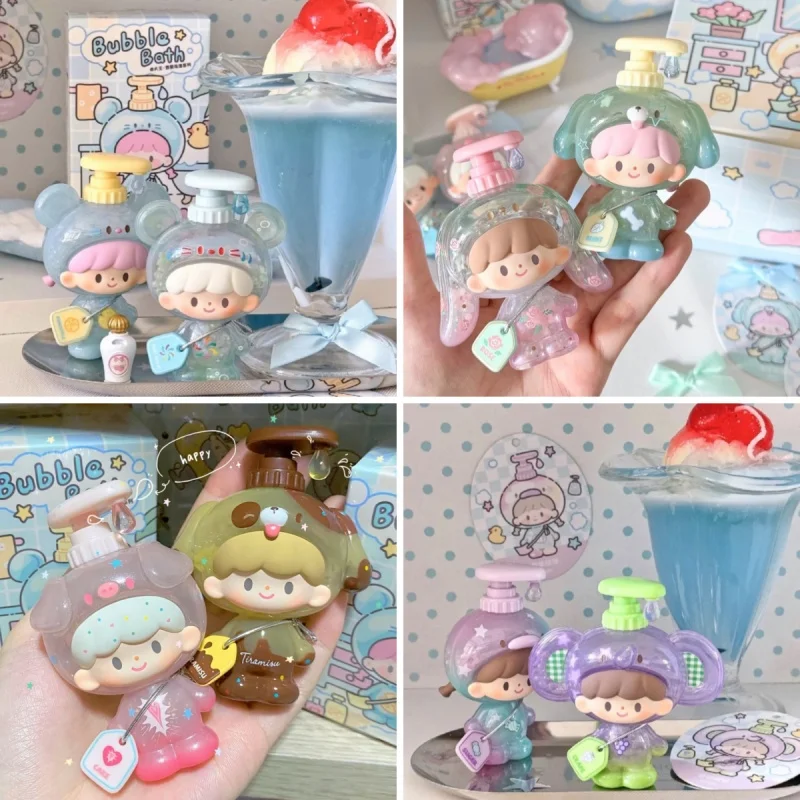 

Подлинная серия Zzoton Bubble Bath, слепая коробка, игрушки, мультяшные фигурки, кавайная модель, декор для стола, игрушка, загадочная коробка, подарки-сюрпризы для девочек