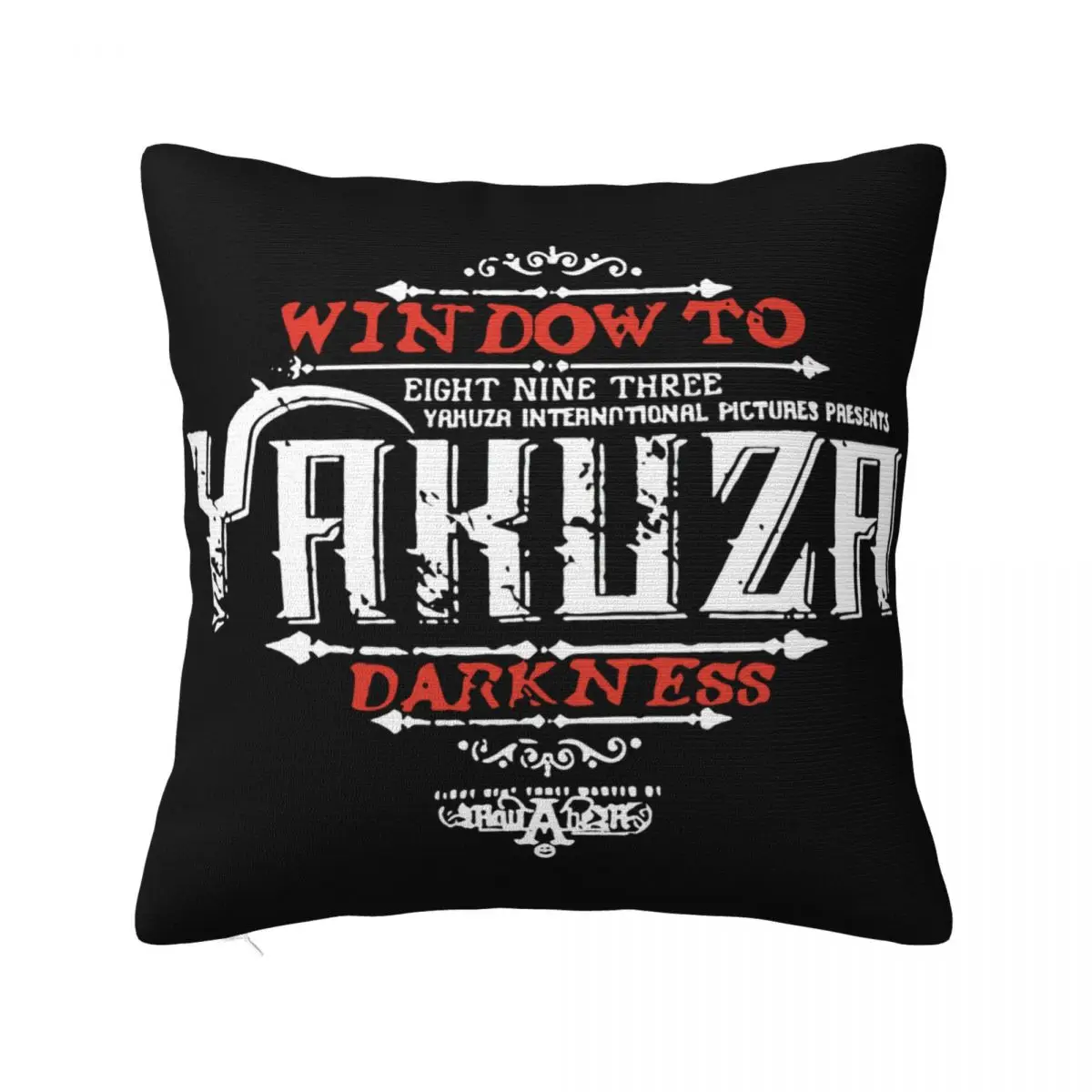 Yakuza Mens Round Cotton S Fashion Free Shi Rock Oversize Style Geek Customiz Normal Novelty Pillow Case