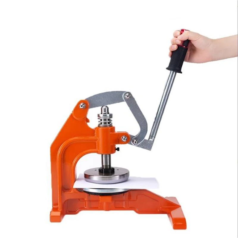 Round Sample Cutter Pressure Type Sampling Knife Hand Pressure Disc Sampler Orange/Black Optional