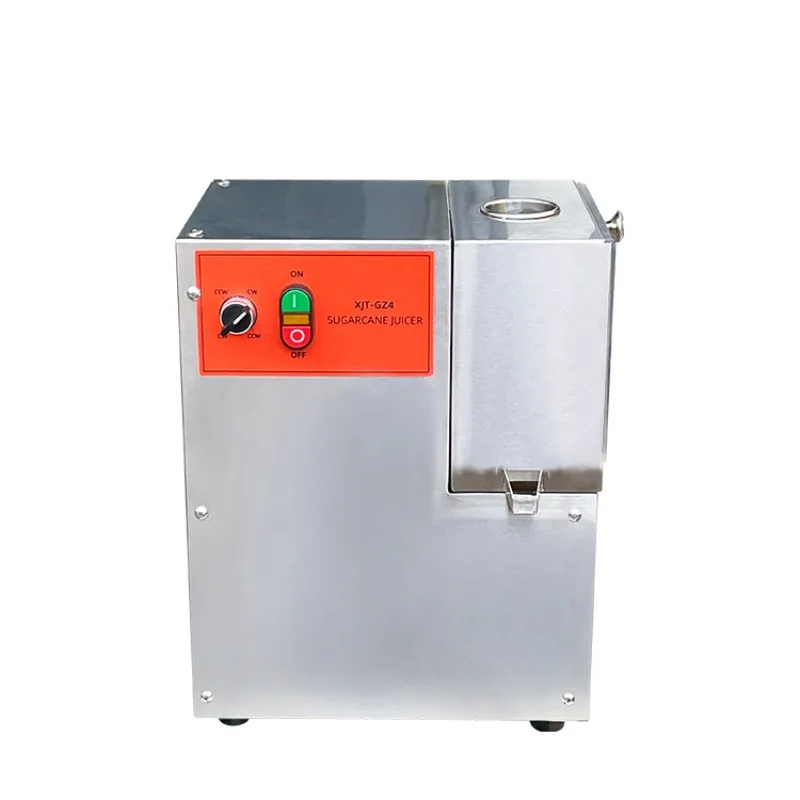 Large four-stick commercial electric sugarcane juicer, store-specific sugarcane press equipment