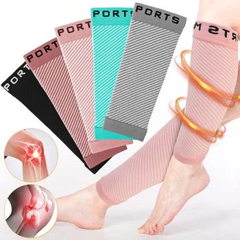 ความดันLeggingsถุงเท้าProfessional Running Fitnessการบีบอัดขาถุงเท้าเส้นเลือดขอดเข่าถุงเท้ากีฬาKneepadsเครื่องมือ