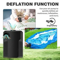 Portable Electric Air Pump for Inflatables with 5 Nozzles for Outdoor Camping,Air Mattress Beds,Boats,Cushion,Couch,Pool Floats 5