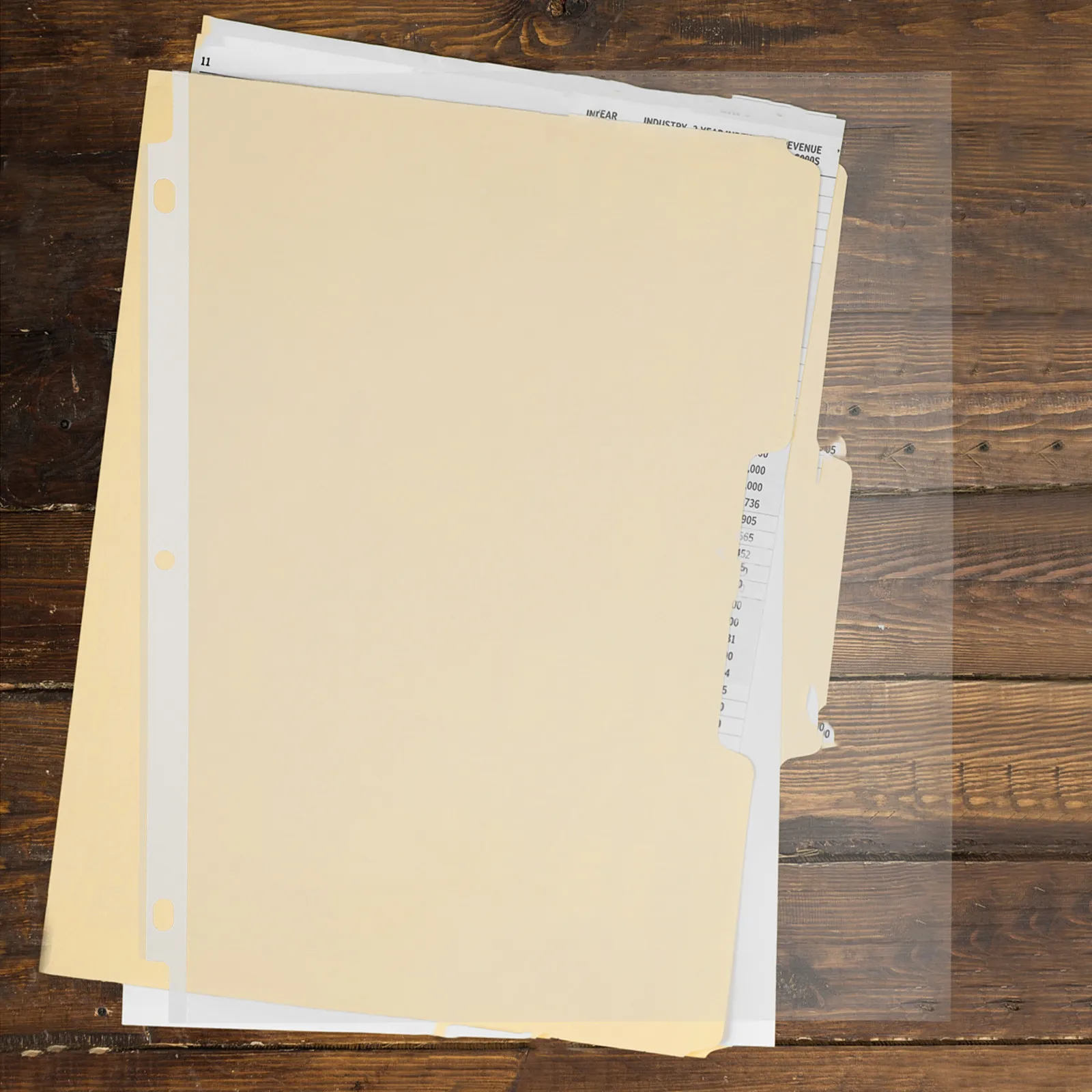 

50 шт. пластиковых прозрачных пакетов-протекторов для документов, усиленные, формат А4