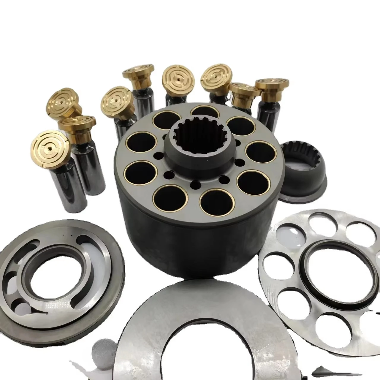 

Excavator K3V112 K3V140 K3V180 K5V140 K5V160 K5V200 Hydraulic Pump Repair Parts Piston Valve Plate Thrust Plate