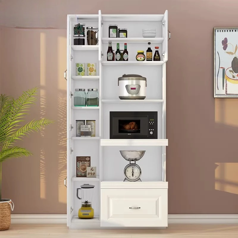 Kitchen side cabinet simple dining room sideboard cupboard cupboard microwave oven cabinet custom integrated locker 6G-220
