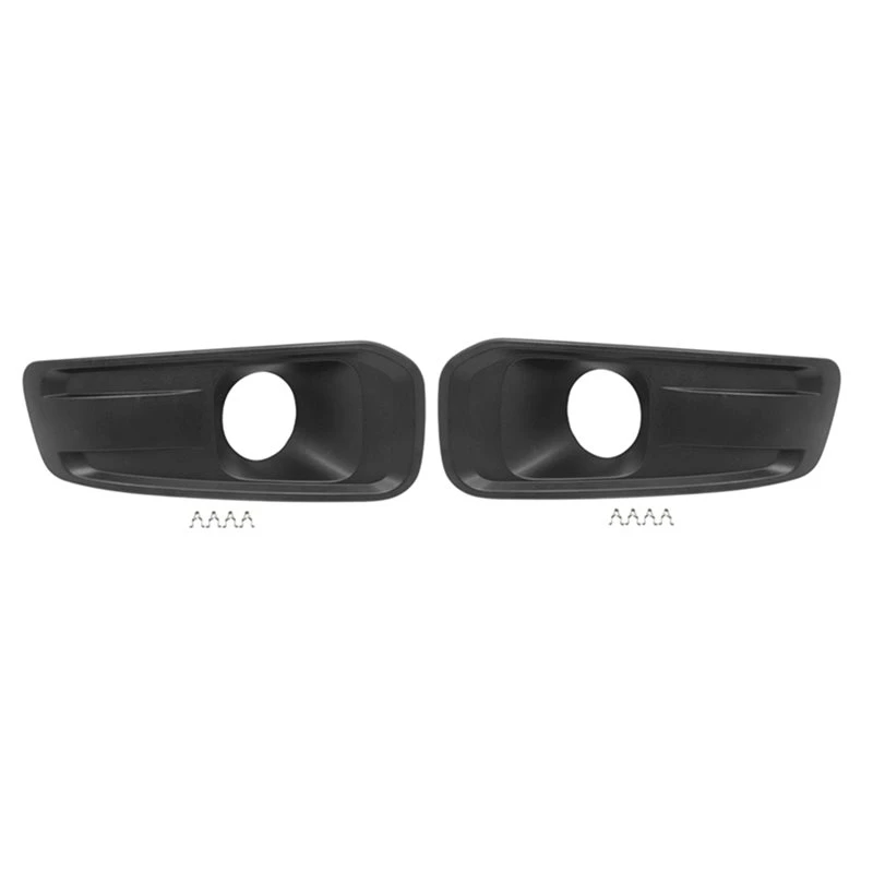 Superior-For Ford F-250 F250 Super Duty 23-27 Fog Light Cover 1 Pair Front Bumper Fog Lamp Bezel Trim PC3Z17C755CA