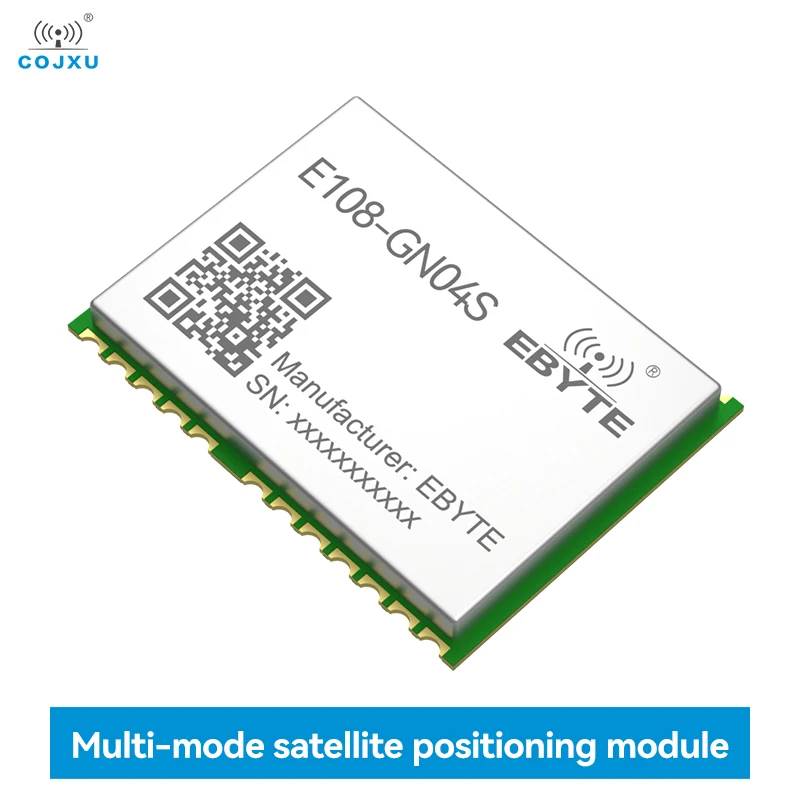 

BDS/GPS/GLONASS/GALILEO GNSS Multi Mode Satellite Positioning Module COJXU E108-GN04S Small Size GPS Module UART Stamp Holes