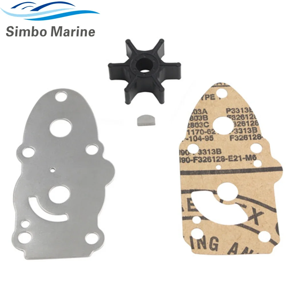 17400-98550 Water Pump Impeller Kit For Suzuki 6 8 9.9 15 HP DT5 DT6 DT8 Outboard Motor 17400-98551 Sierra 18-3259