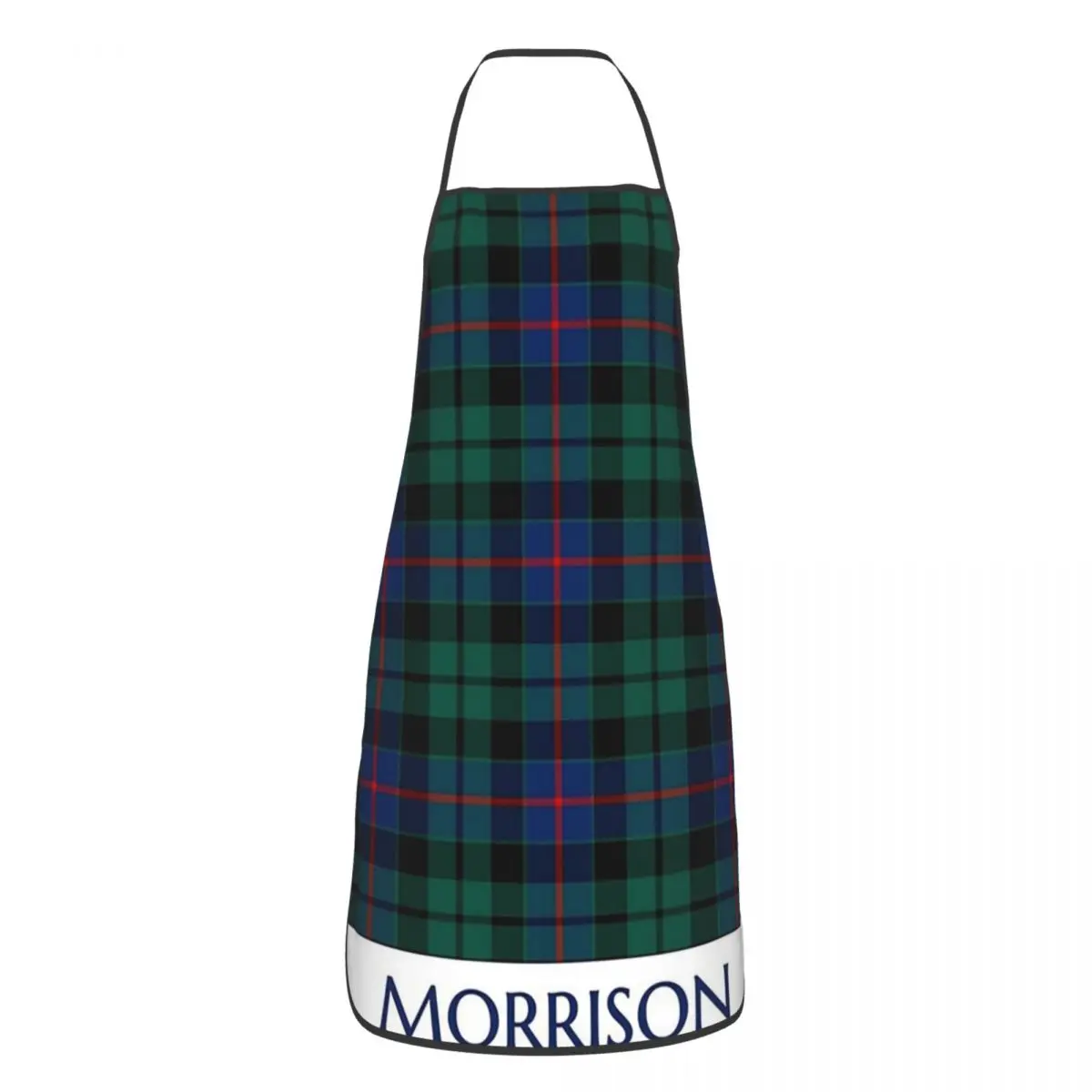 Clan Morrison Tartan Apron Chef Cooking Baking Tablier Waterproof Bib Kitchen Cleaning Pinafore for Women Men Gardening