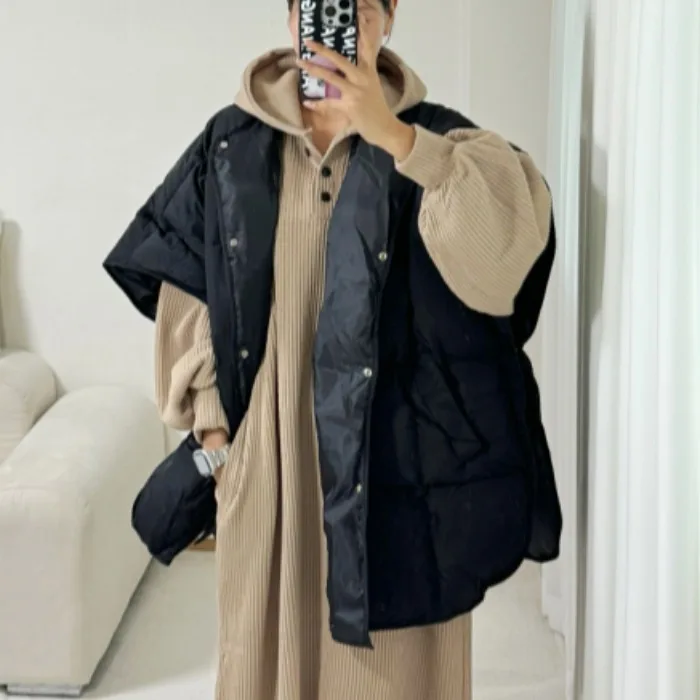 Chaleco holgado Svel para mujer Jaet coreano Sle Faionable diseño Retro invierno nueva llegada Top de algodón artículo que combina con todo