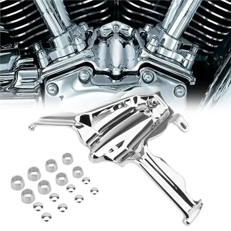 For Motorcycles Tappet Lifter Block Accent Cover For Twin Cam Engine Touring Street Glide Road King Softail Fat Bob-T48C