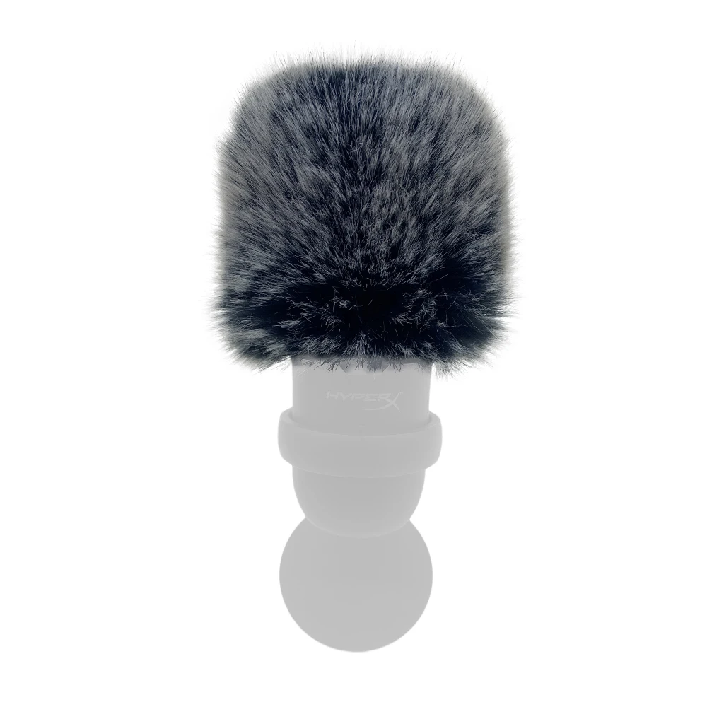 Dead Cat Outdoor Artificial Fur Windshield Mini Microphone Cover Muff Windscreen Sleeve Shield For HYPERX SOLOCAST Pop Filter