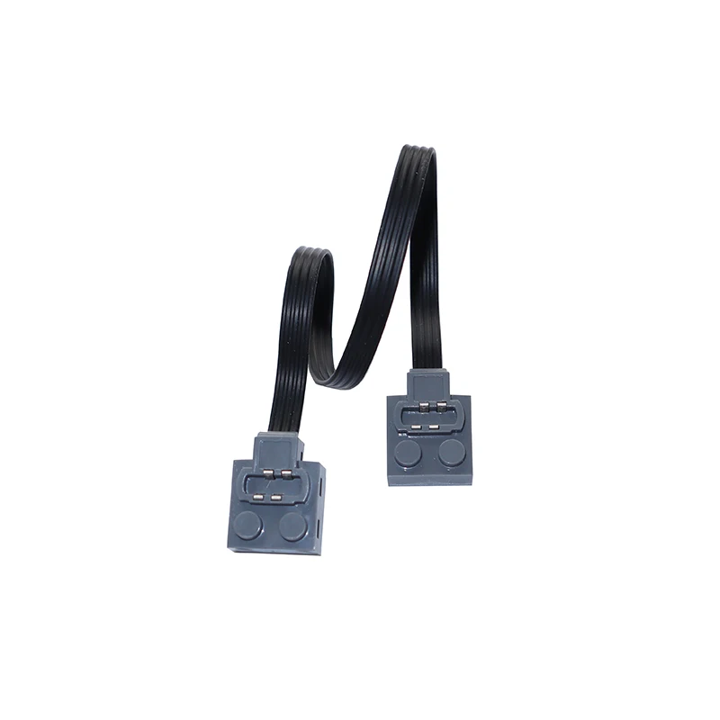 Blocs de construction de pièces MOC techniques 21669 60656, rallonge de ligne de moteur, cordon de remplacement, fente pour carte, Port, fonction d'alimentation, briques