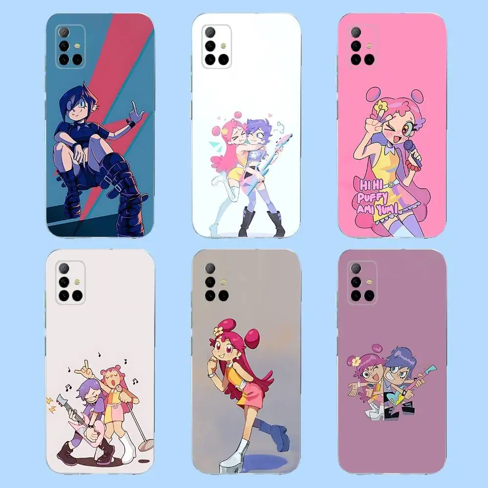 

Hi Hi Puffy AmiYumi Phone Case For Samsung S 23,22,10,9,8 A 71,52,51,30,21S,12 PIus,E,Lite Note20 Ultra Clear Soft