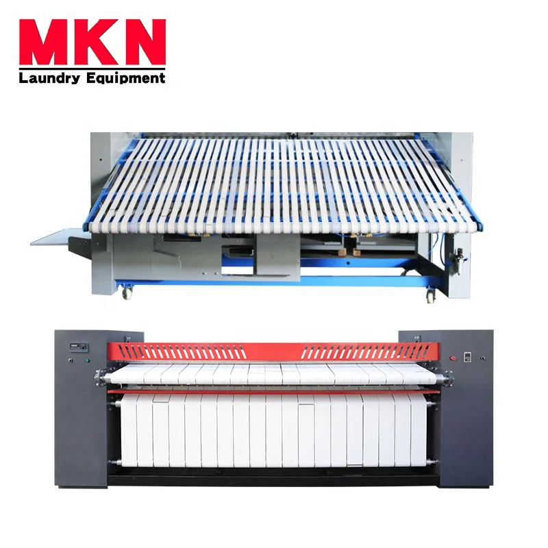 Gas And Electricity Heating Commercial Laundry Machines Flatwork Ironer Commercial Automatic Sheet Ironing Machine For Hotel