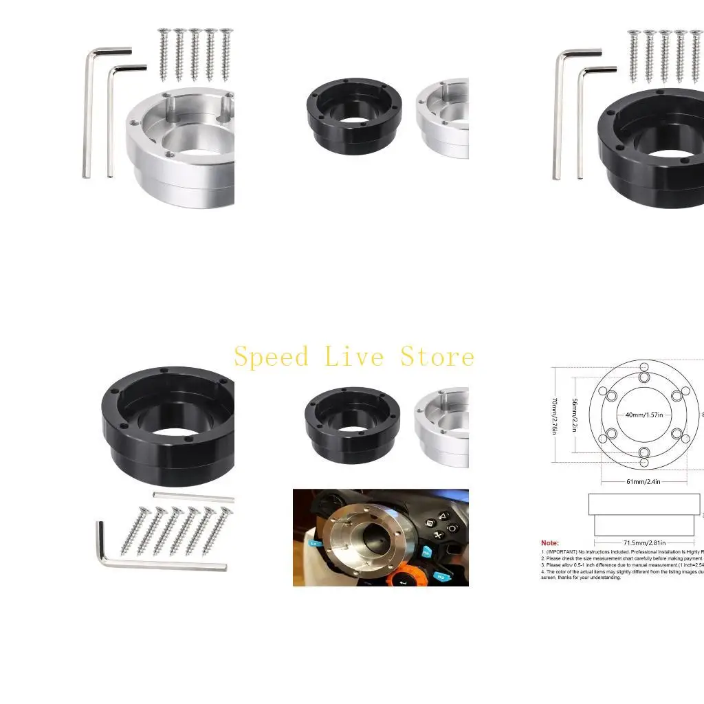 

547C Адаптер ступицы автомобильного колеса для G29 G920 G923 13/14-дюймовый металлический адаптер рулевого колеса