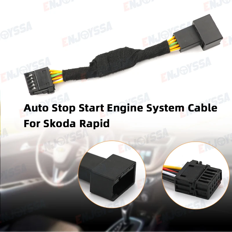 For Skoda Octavia Super B Kodiaq Karoq Fabia Scala Rapid Auto Start Stop Engine System off Eliminator Stop Start Canceller Plug view 3
