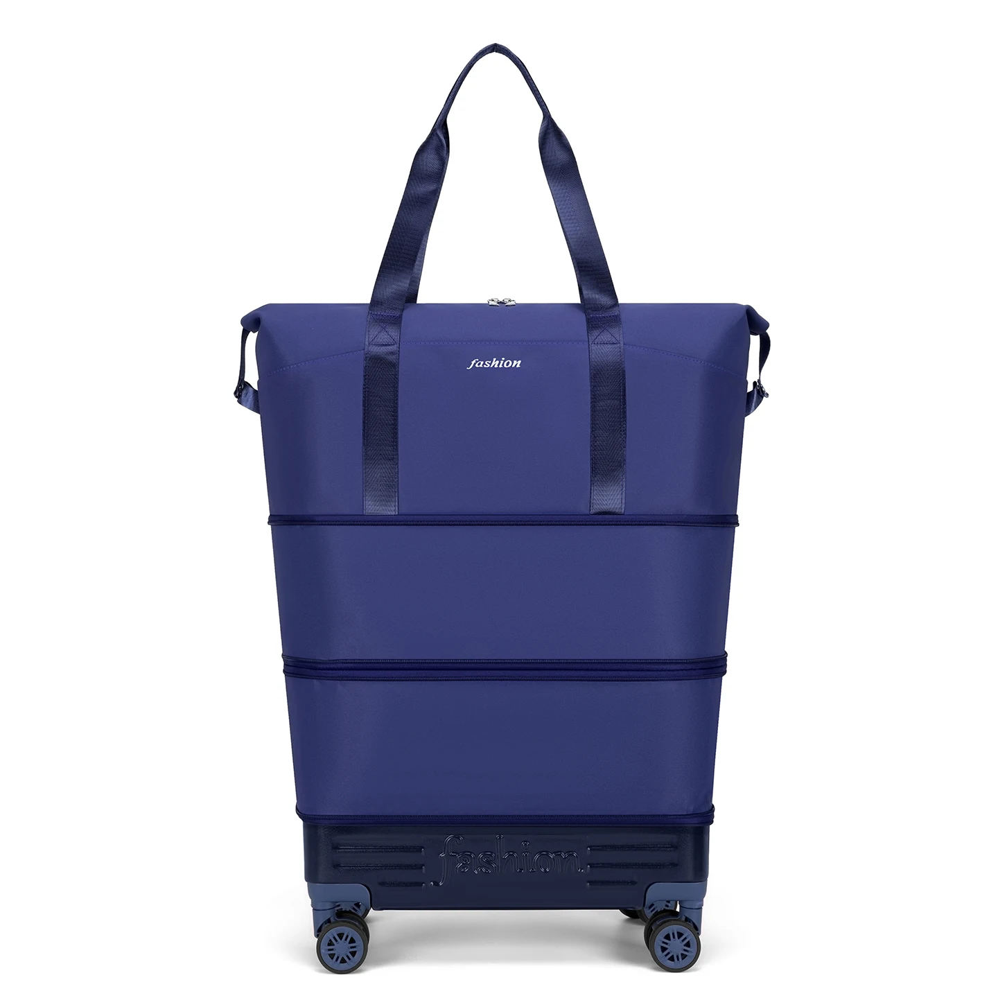 Universelle Reisetasche mit Rollen, geräumige Tasche für Damen, faltbare Trolley-Tasche, Einkaufstasche für Studenten. – Detail 16