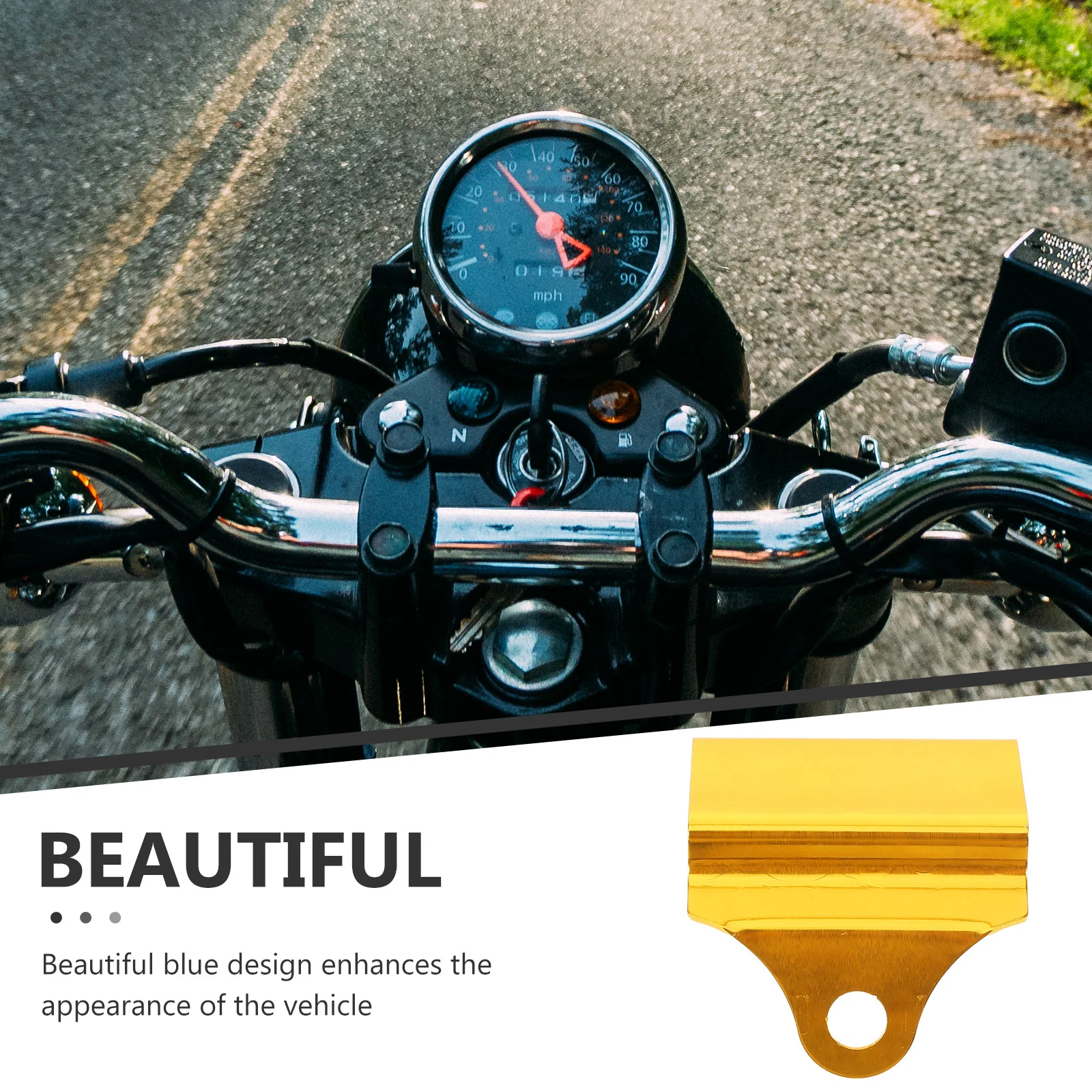 

Aluminum Alloy Motorcycle Voltmeter Bracket Digital Instrument Mount Gauge Holder Panel Mount Modified Bike Accessories Support