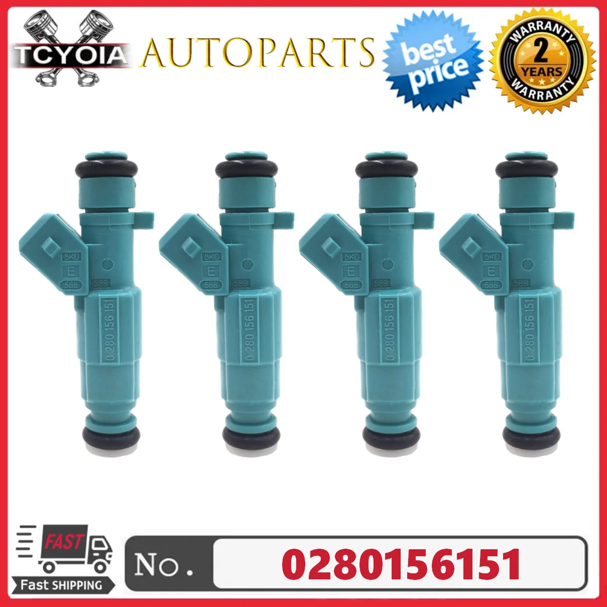 4 Uds inyectores de combustible 0280156151 93325236 se adapta a Chevrolet CELTA Corsa Celta MPFI 1.4L 1.6L