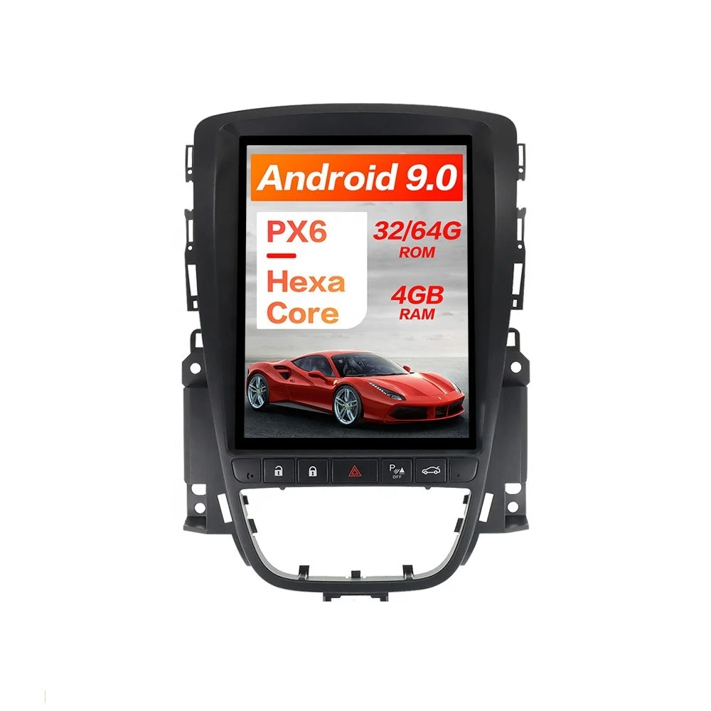 For Opel Vauxhall Holden Astra J 2010-2013 Android 9.0 Tesla Car Multimedia Radio Player Auto GPS Navigation