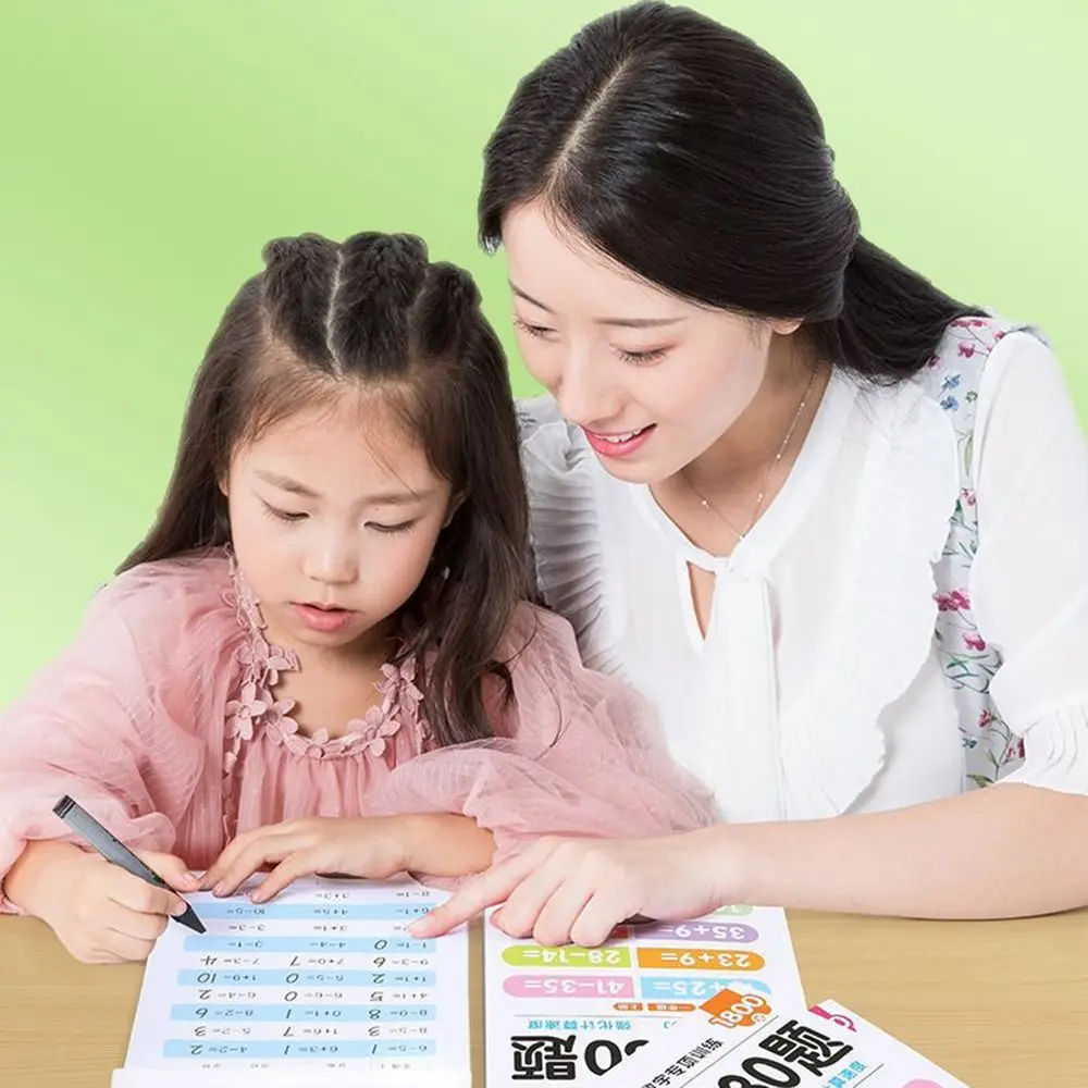 Handwritten Mathematics Workbook Division Oral Arithmetic Math Training Books Special Training Addition Subtraction