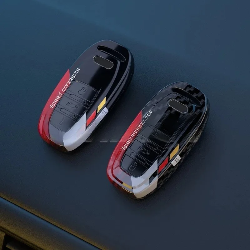 

New Carbon ABS Car Key Case Cover for Audi A1 A3 8V A4 B8 B9 A5 A6 C7 A7 A8 Q3 Q5 Q7 S4 S6 S7 S8 R8 TT Shell Fob Car Accessories