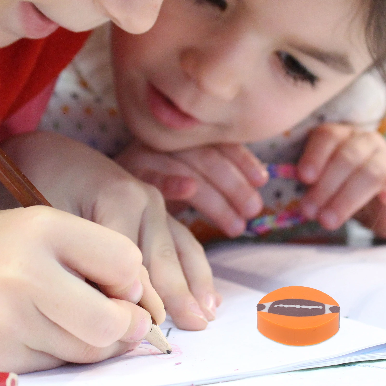 

50Pcs Compact Cartoon Sports Ball Erasers Cute -Function Pencil Erasers for Classroom Rewards Party Favors Supplies