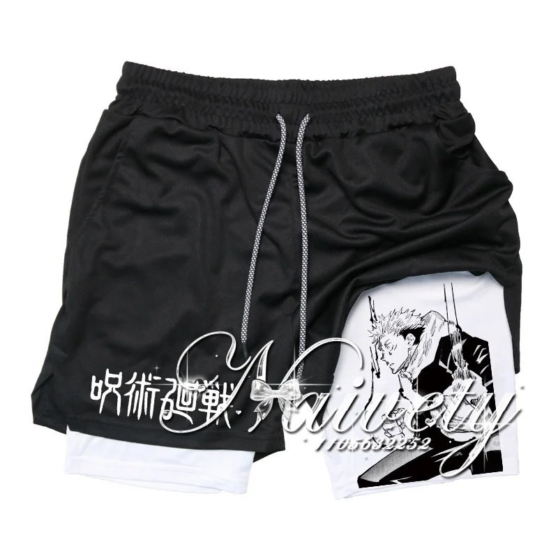 Jujutsu Kaisen Sukuna 3D Print Shorts Men Women 2026 Summer Breathable Quick Dry Streetwear Sports Outdoor Anime Cool Shorts Y2k