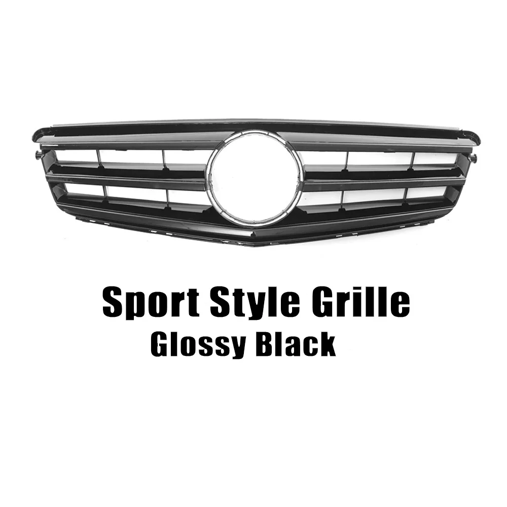 XVIP Voor Mercedes W204 Grille Benz C-Klasse C204 S204 2007-2014 C180 C200 C250 C300 C350 Diamond AMG GT Stijl Voorbumper Grille