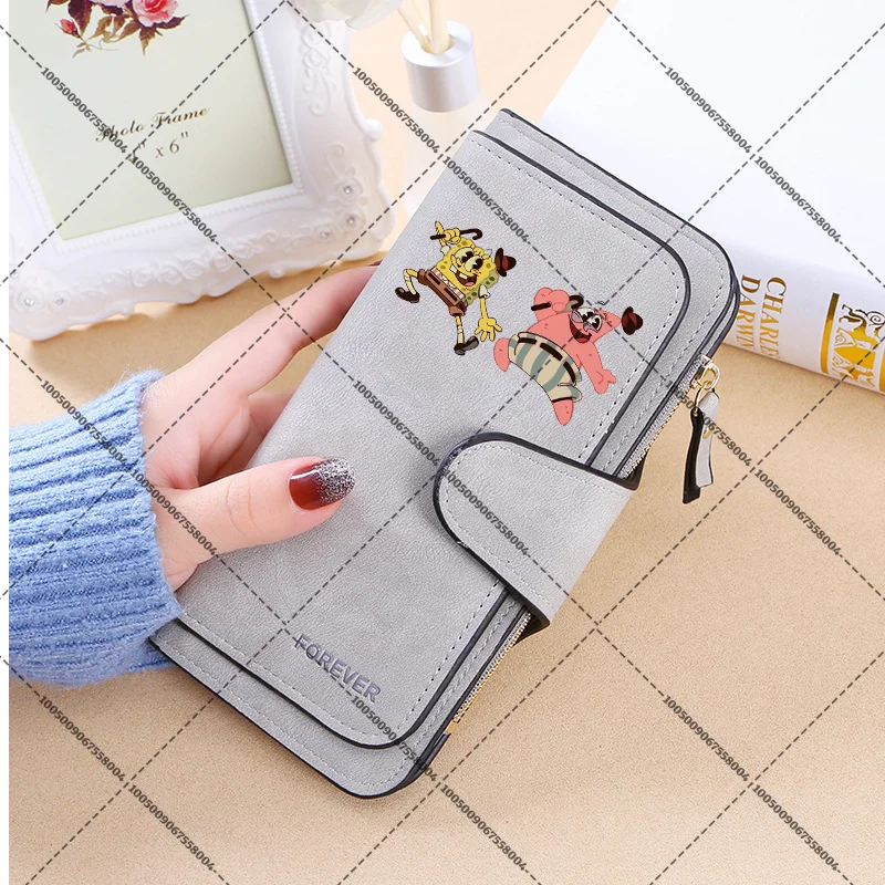 Portefeuille long en PU imprim - Bifold Leather Wallet avis et prix