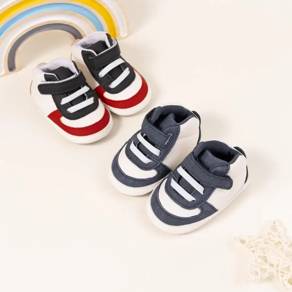 

Newborn Four Seasons Colorful Casual Shoes Baby Boys Girls Baby Walking Shoes 0-18M Soft Rubber Sole Non-Slip Sports Shoes