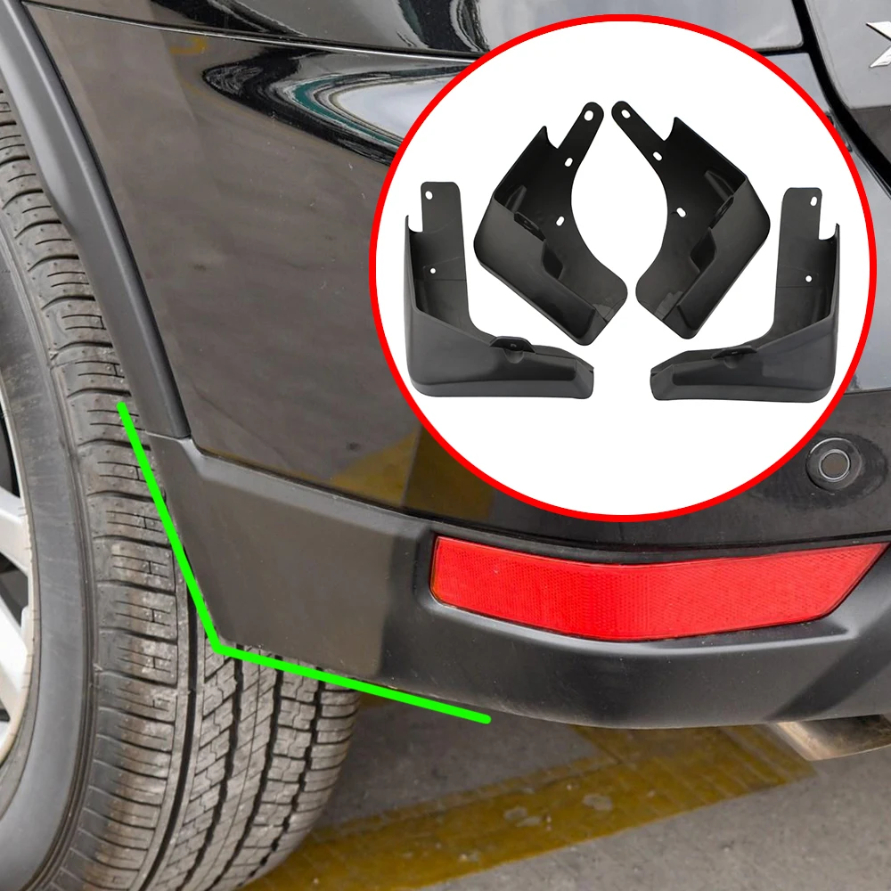 Car Mudguards Mudflaps for Mazda 3 (BM) Axela 4-Door Sedan 2014-2017 Mud Flaps 4Pcs Front Rear Splash Guards Accessories